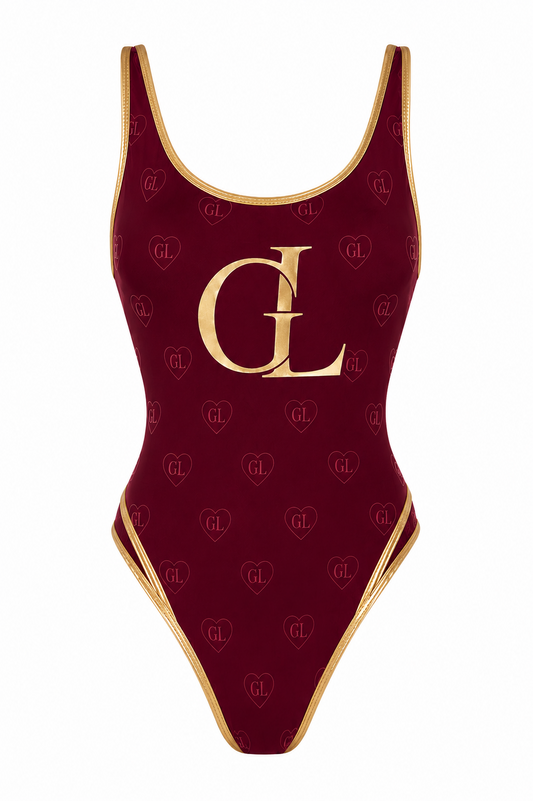 Gold Lion GL Heritage Monogram Scoop One-Piece