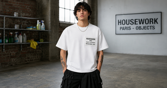 HOUSEWORK "Retail Value" Security Tag Heavyweight Tee