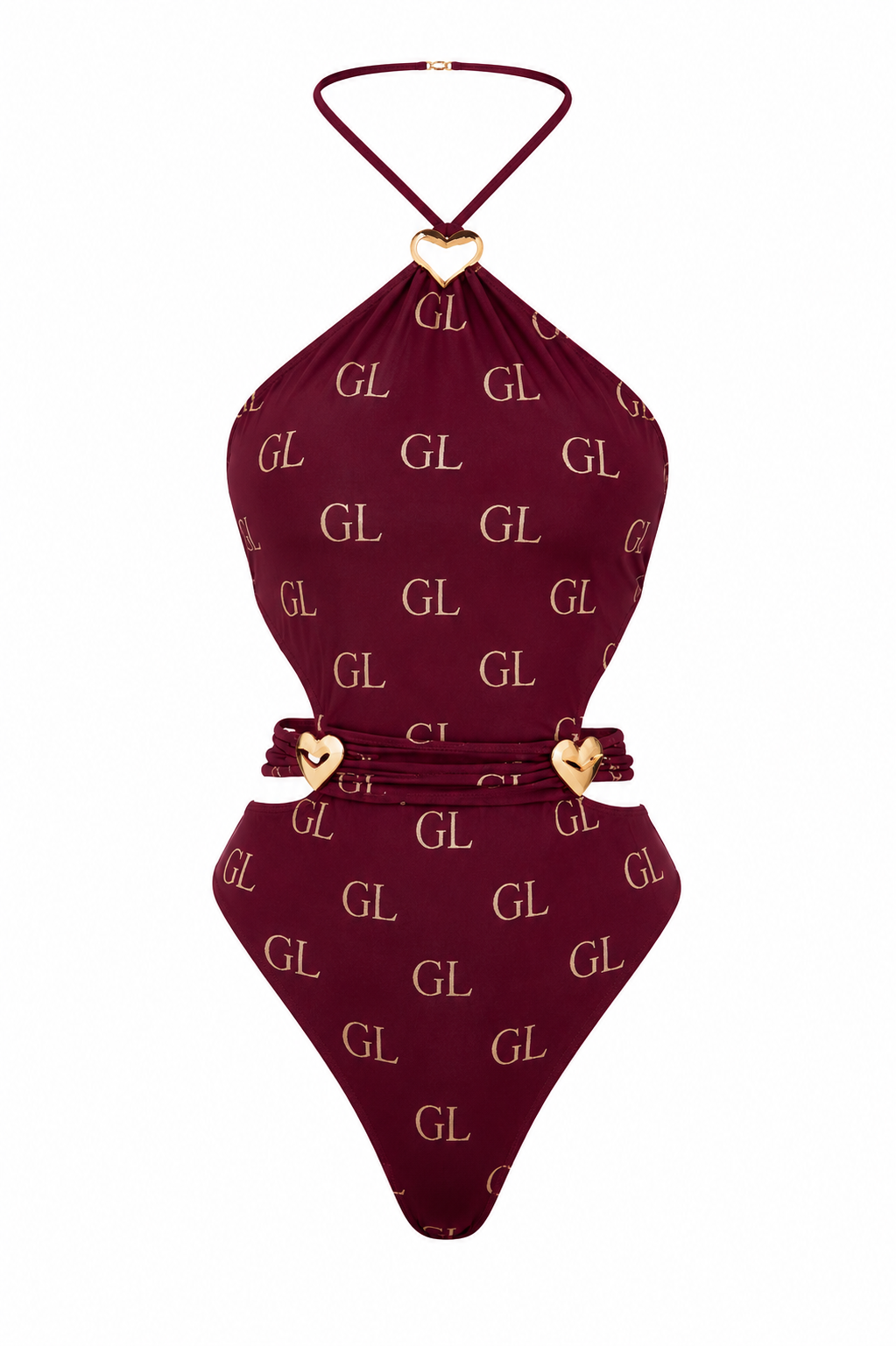 Gold Lion GL Amour Strappy Halter One-Piece