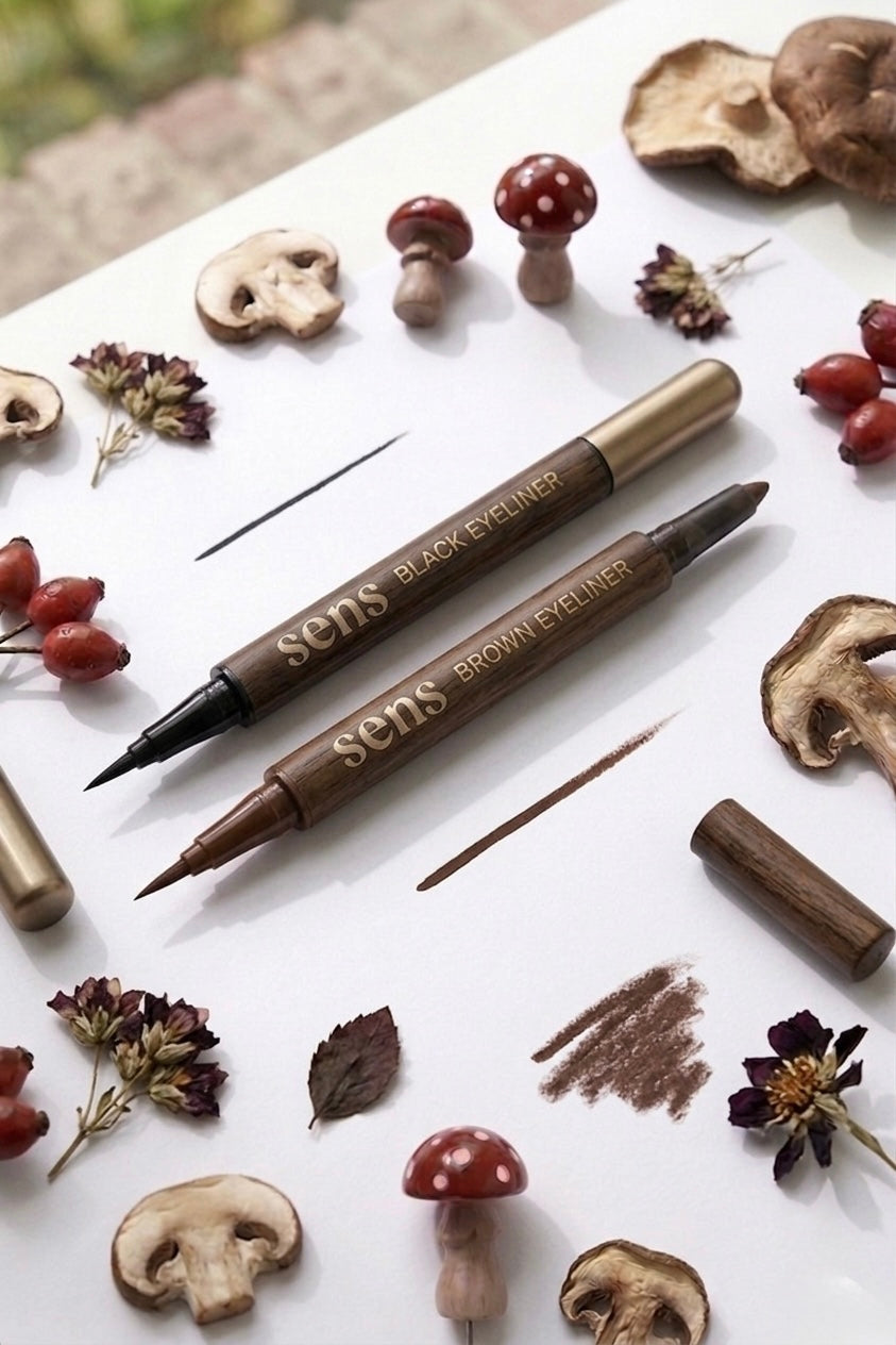 Sens Dual-Ended Black Eyeliner