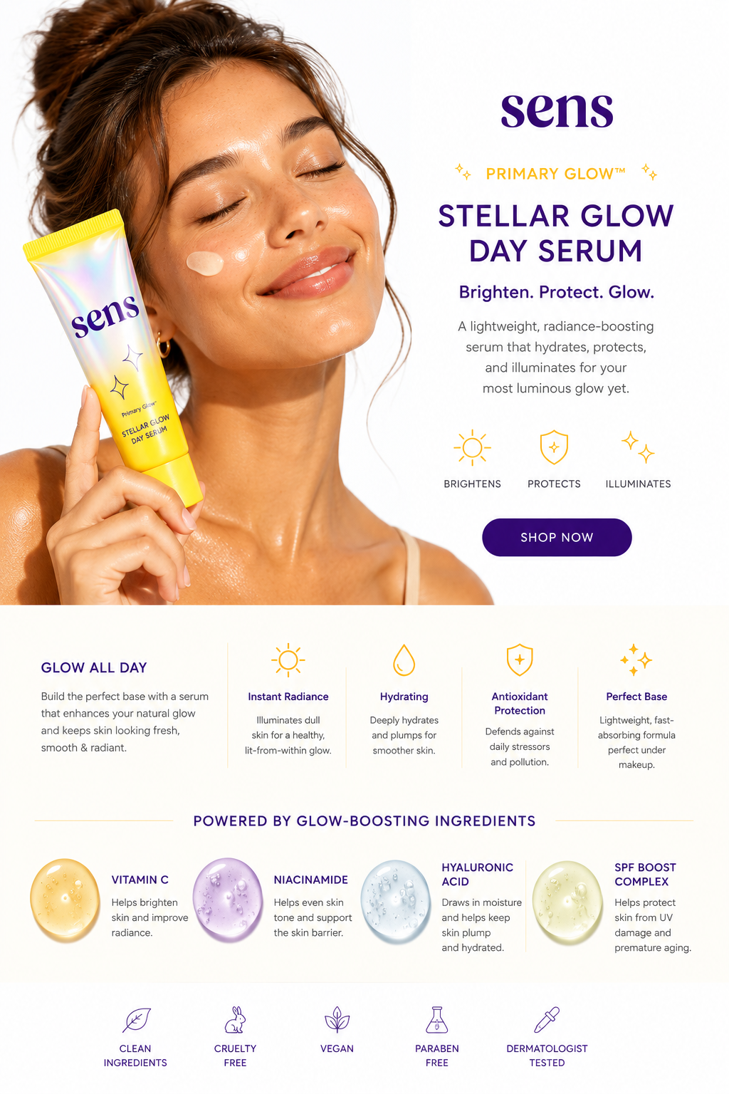 SENS Stellar Glow Day Serum