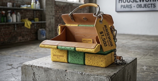 HOUSEWORK "Domestic Scour" Sponge Box Bag
