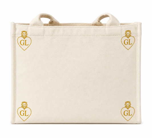 Gold Lion GL Canvas Tote