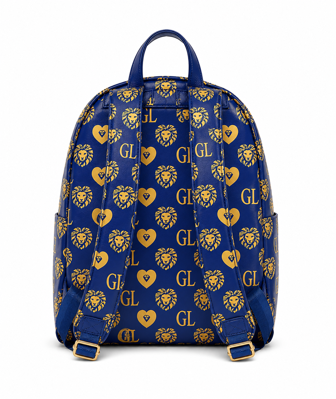 Gold Lion Monogram Backpack