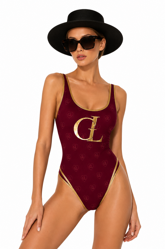 Gold Lion GL Heritage Monogram Scoop One-Piece