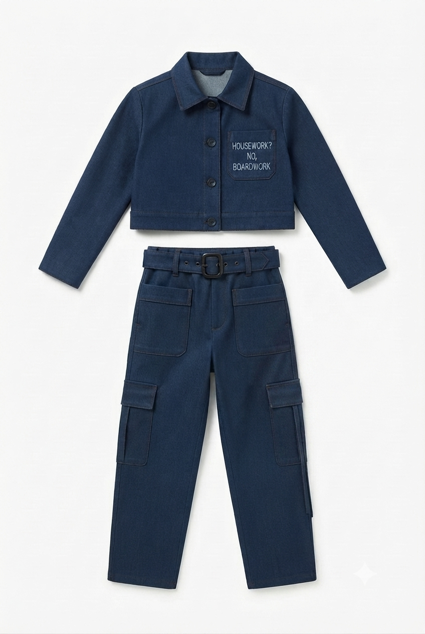 Boardroom Cargo Suit – “Housework? No, Boardwork” Edition