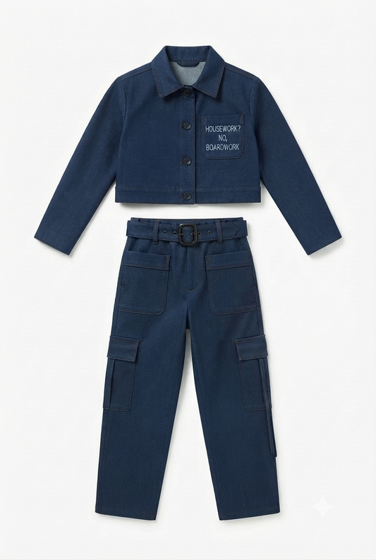 Boardroom Cargo Suit – “Housework? No, Boardwork” Edition