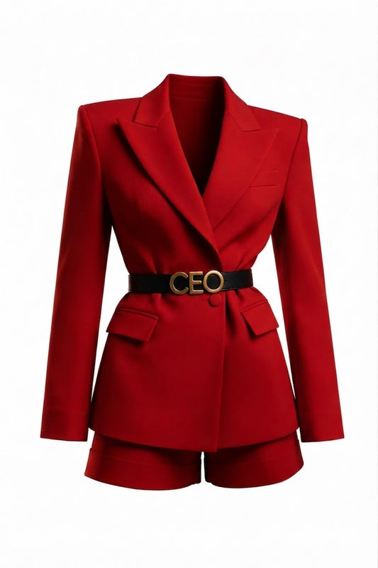 Power Suit with CEO Belt