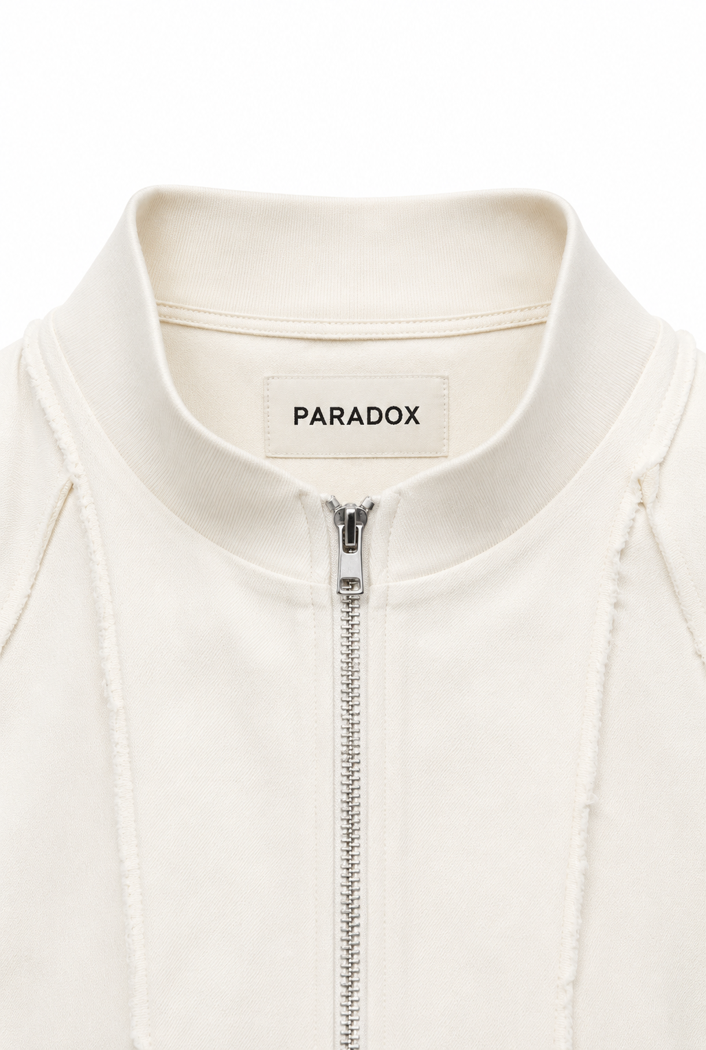 Paradox Deconstructed Cropped Bomber Jacket