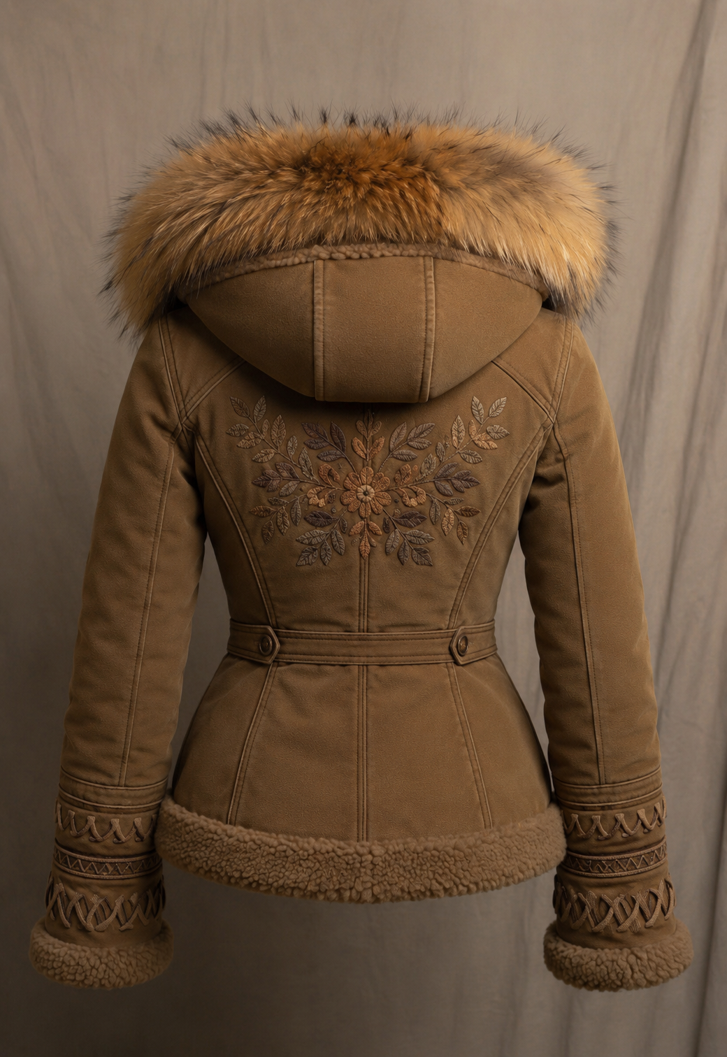 Glitter¿ Alpine Flora Shearling Jacket