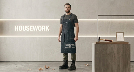 HOUSEWORK "Rebellion" Heavy Denim Industrial Apron