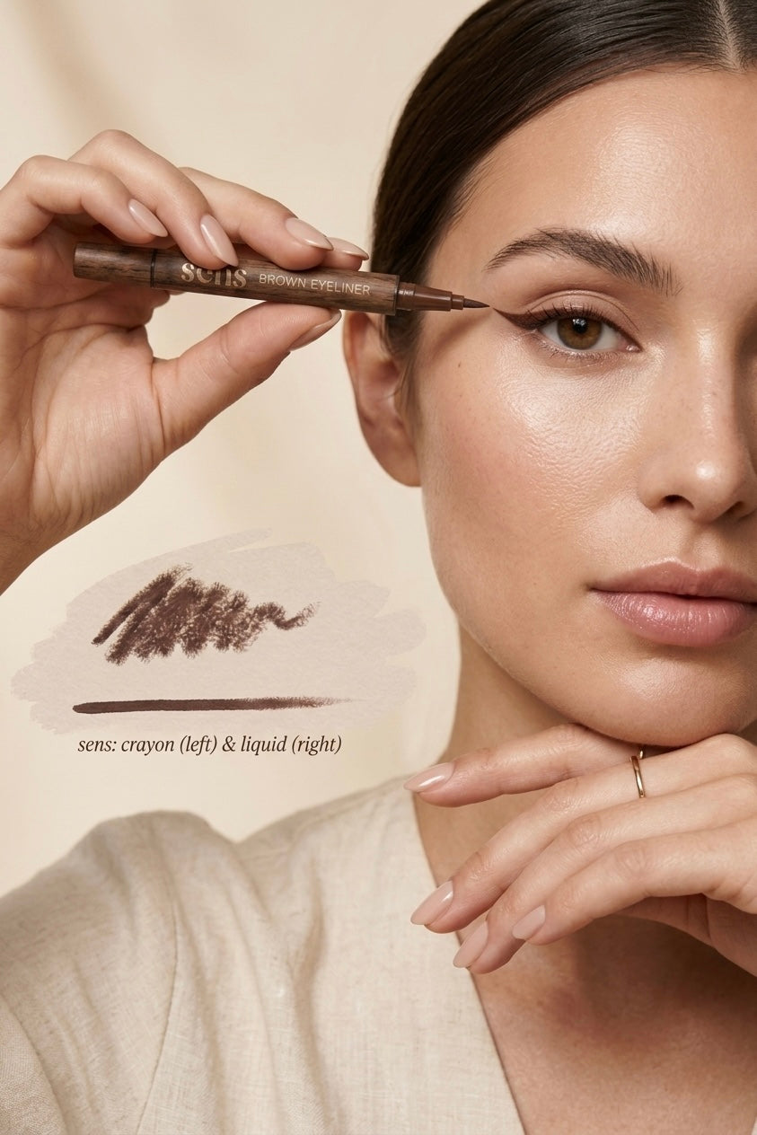 Sens Dual-Ended Brown Eyeliner