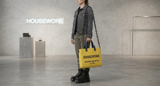 HOUSEWORK "Spanner and Retail" Industrial Tote Bag