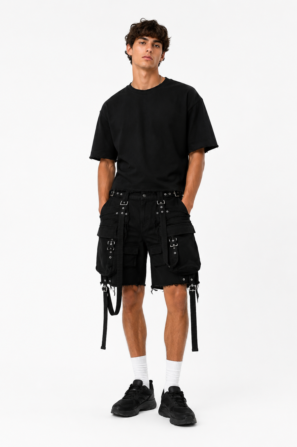 Paradox Deconstructed Multi-Pocket Cargo Shorts