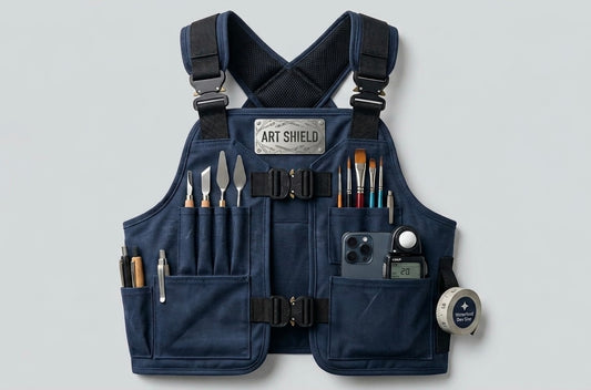 Art Shield Artist Vest – Your Mobile Creative Command Center
