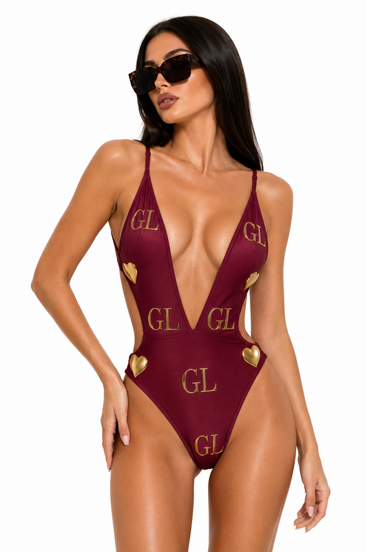 Gold Lion GL Siren Plunge Cutout One-Piece