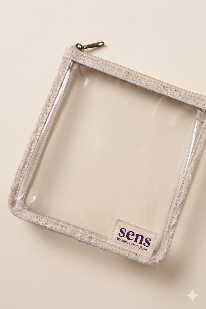 sens — Clear Makeup Pouch