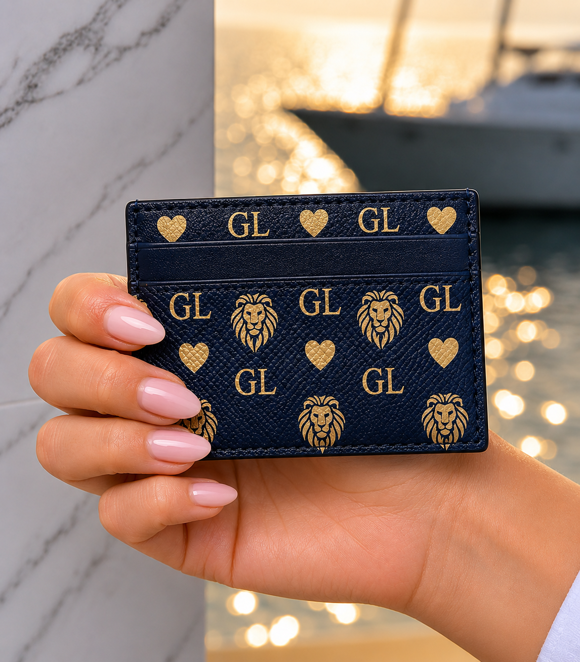 GL Card Holder Monogram Royale