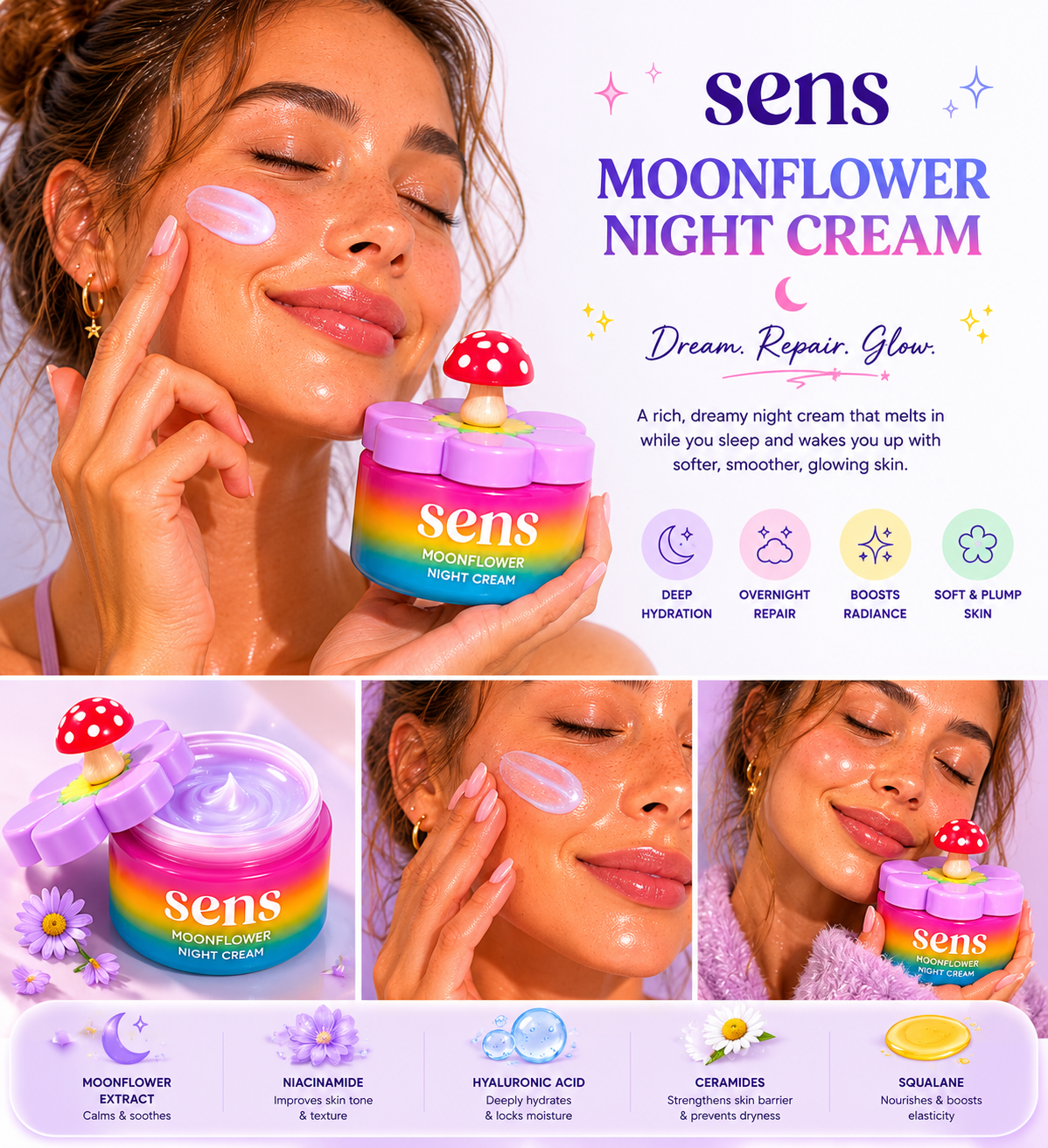 SENS Moonflower Night Cream