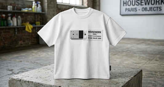 HOUSEWORK "Retail Value" Security Tag Heavyweight Tee