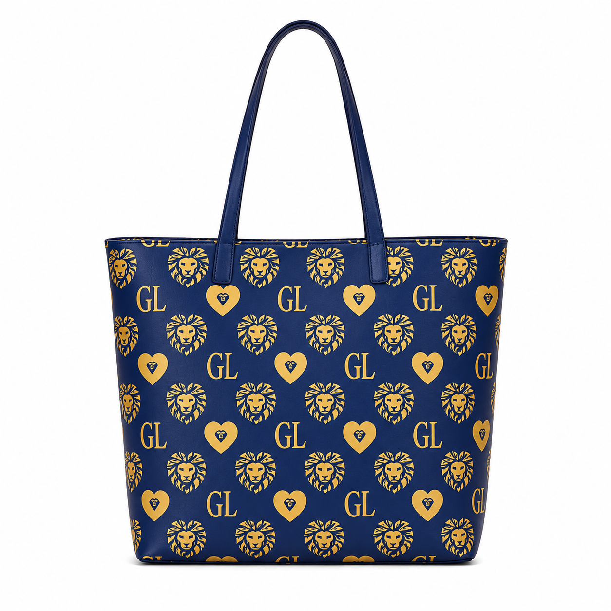 Gold Lion Monogram Backpack