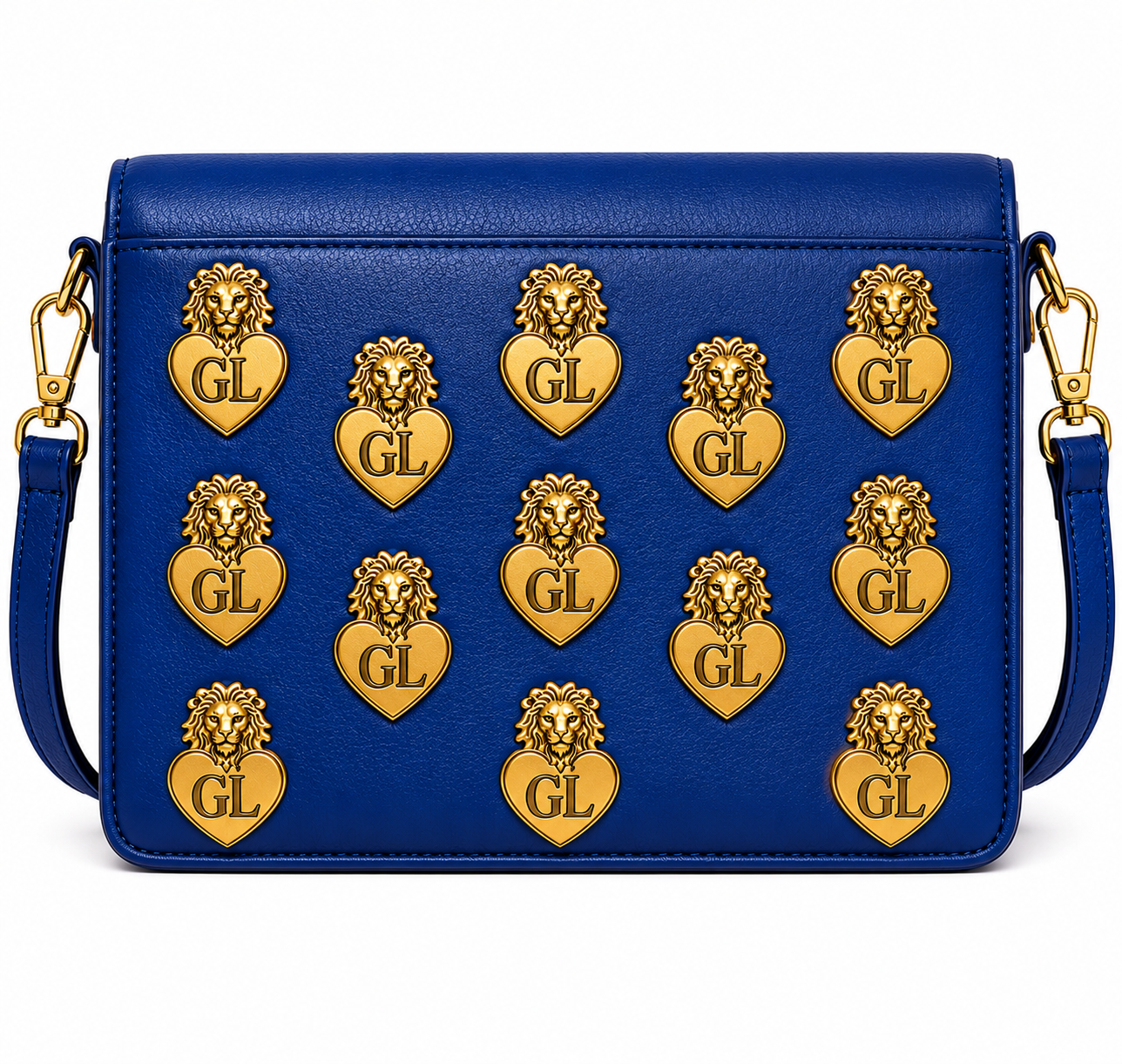 Gold Lion Messenger Bag