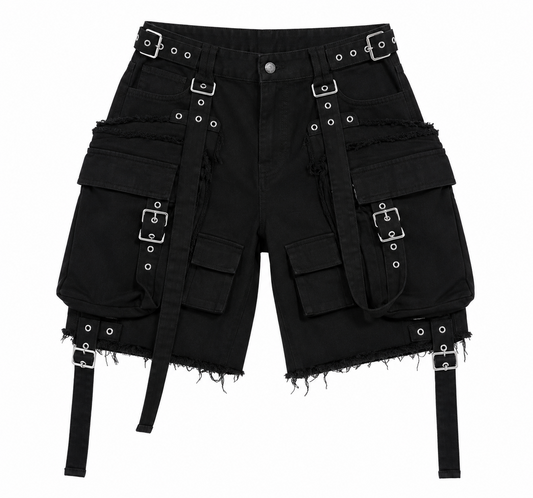 Paradox Deconstructed Multi-Pocket Cargo Shorts