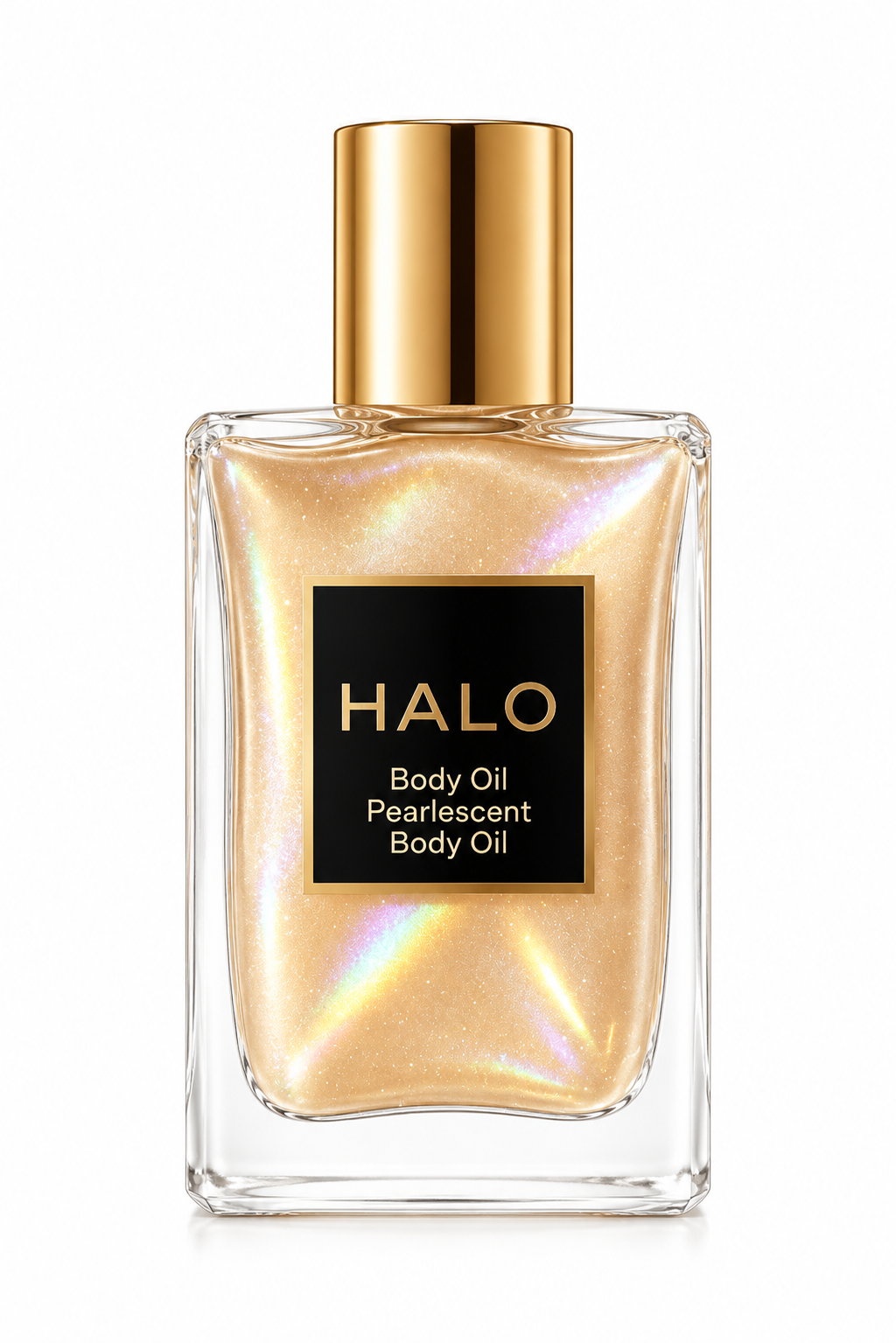 HALO THE PEARLESCENT BODY OIL – ILLUMINATING GOLD 100ML