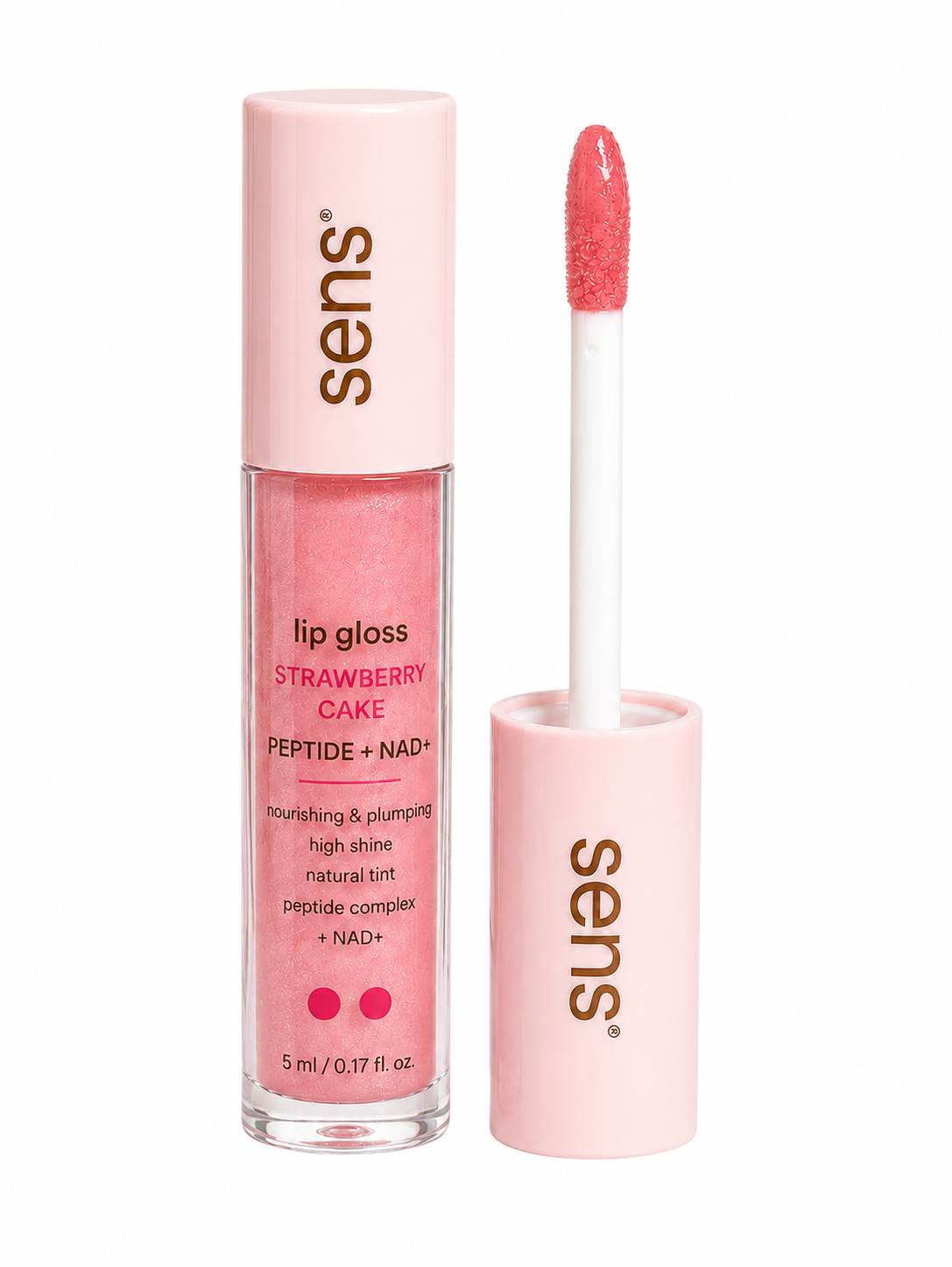 sens® Lip Gloss — Strawberry Cake